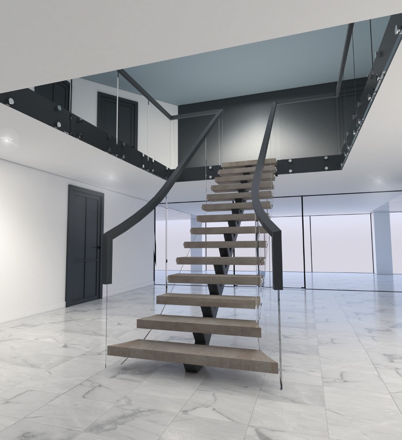 Modern Spine staircase
