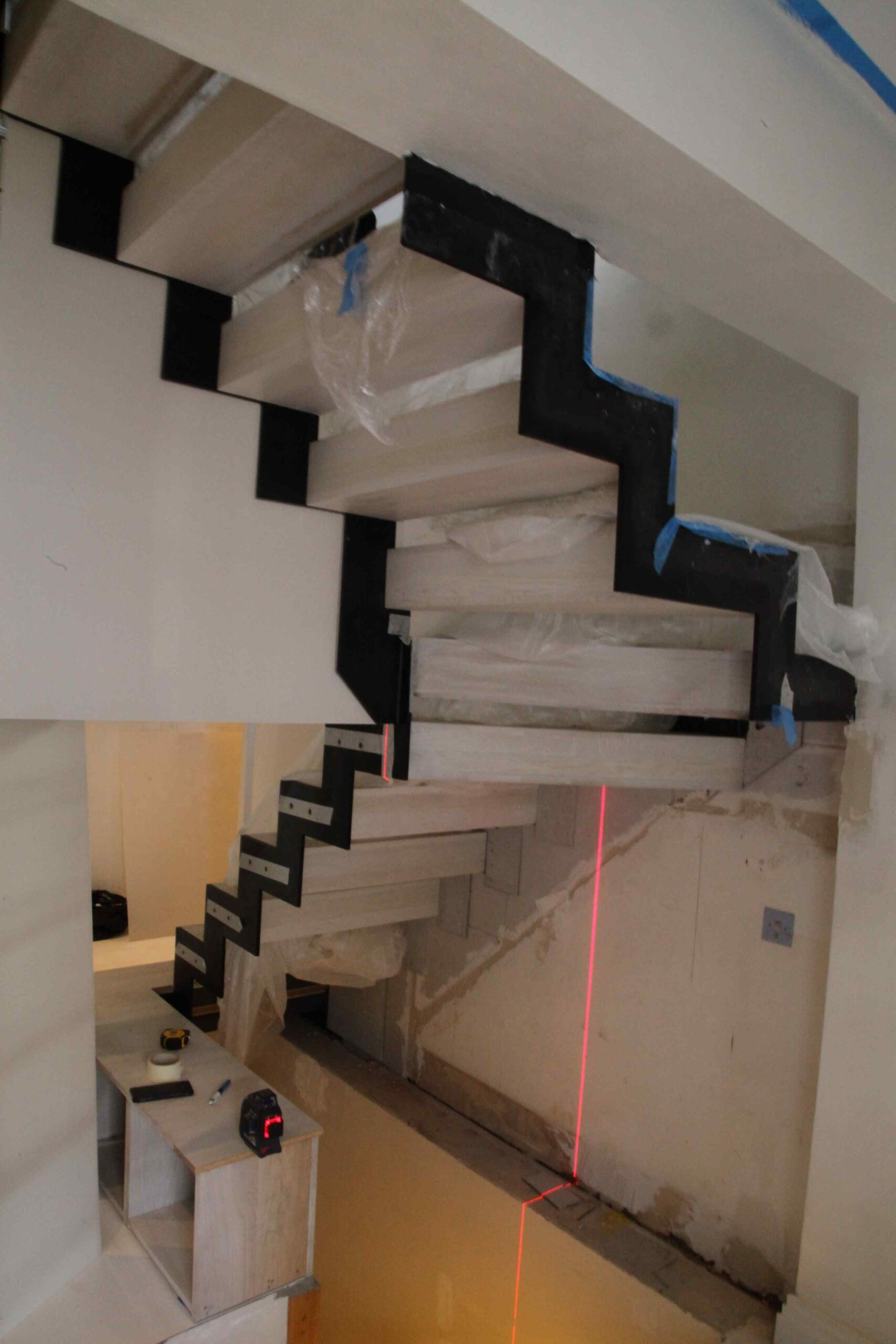 staircase work in progress