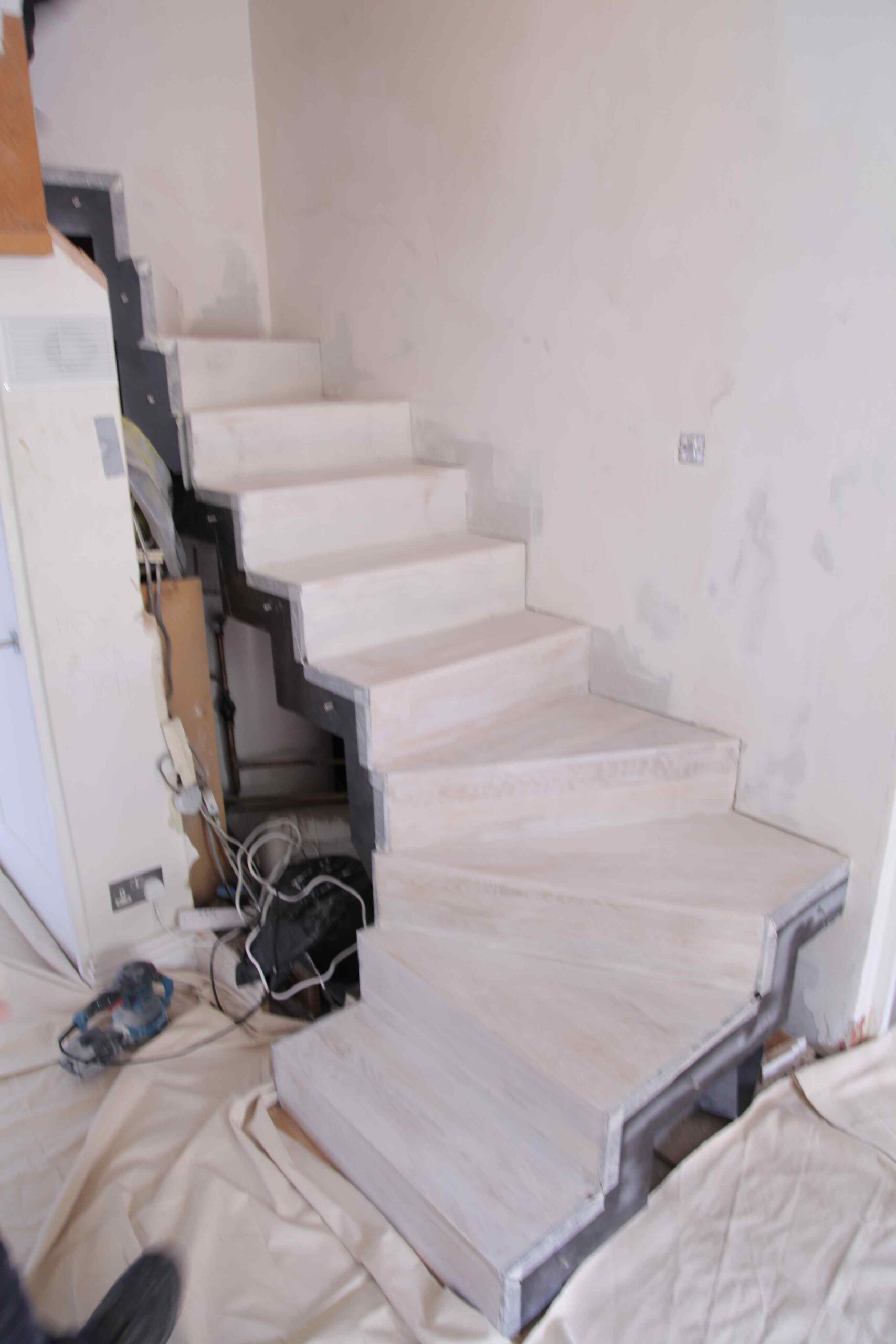 staircase work in progress