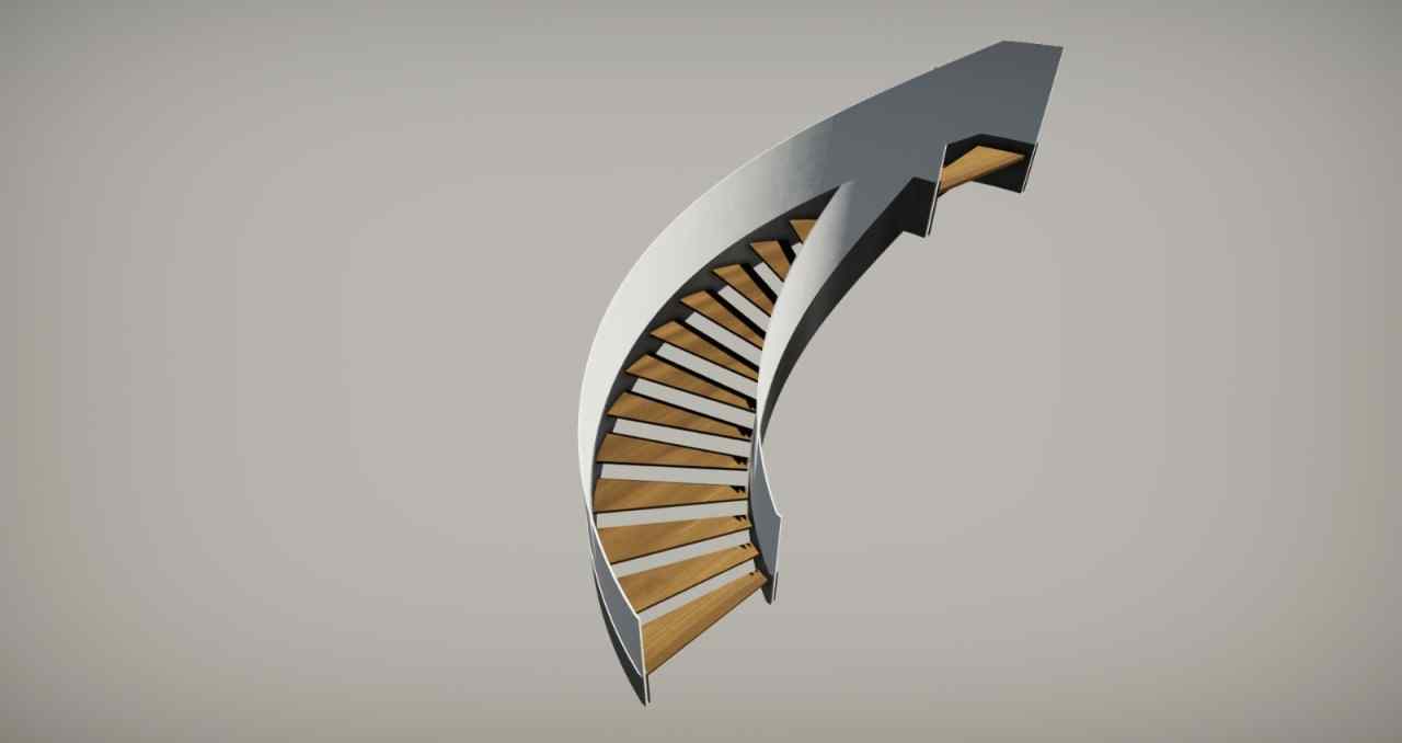 3D staircase design