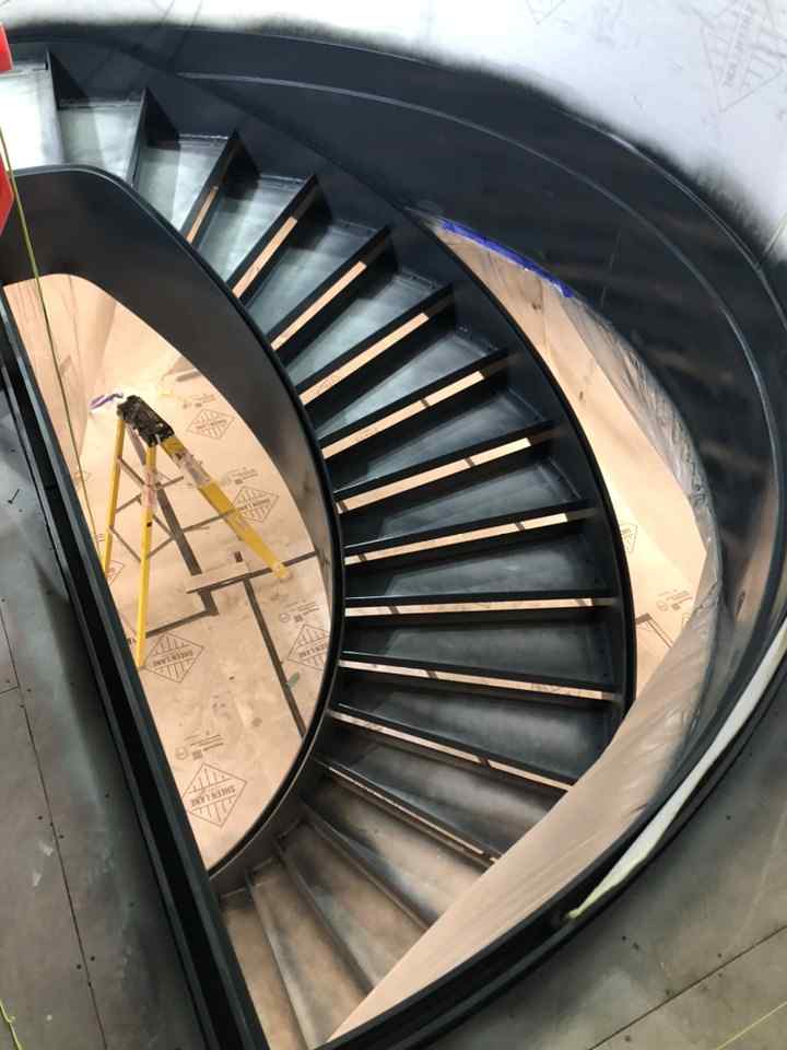 Helical staircase
